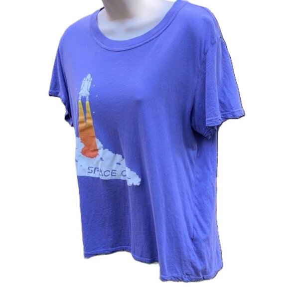 Space Out Tee URBAN OUTFITTERS Future State Purple Lilac Womens Medium - Picture 2 of 12